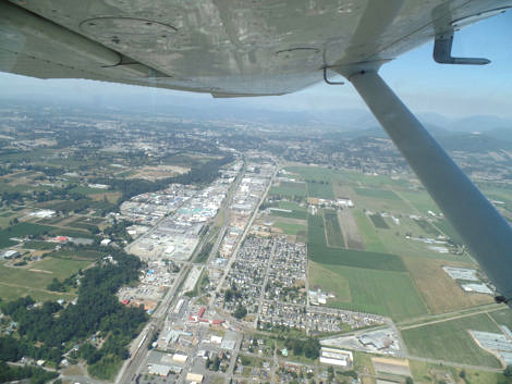 cessna over abbotsford