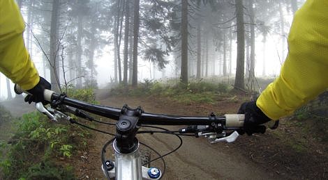 Riders Point of View Mountain Biking
